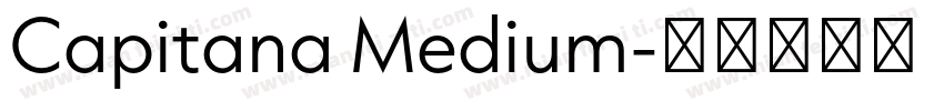 Capitana Medium字体转换